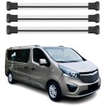 Omac barres de toit en aluminium pour opel vivaro a b 2001 - 2019 ? t�v / din 75302:2019 ? charge max ...