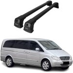 Omac barres de toit compatibles avec mercedes vito w639 2003 - 2014 ? 2 barres ? antivol inclus ? aluminium ...