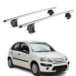 Omac barres de toit transversales en aluminium pour citroen c3 i 2002 - 2009 ? t�v / din 75302:2019 ? ...
