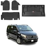Omac kit tapis de sol et coffre pour mercedes vito w447 2014 - 2022 tpe noir