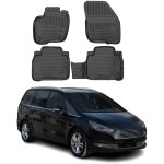 Omac tapis de sol compatible avec ford s - max galaxy 2015 - 2024 sur mesure en caoutchouc noir