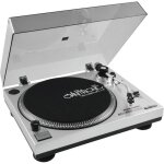 Omnitronic - 10603043 dj turntable table tournante de portable belt drive silver Omnitronic - 10603043 dj turntable table tournante de portable belt drive silver