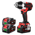 Onevan - 1800nm cl� � chocs sans fil brushless, 3 vitesses, 1 / 2 ' boulonneuse a choc avec 2x588vf batterie ...