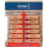 Assortiment 12 couteaux opinel lame acier carbone avec bague de scurit