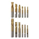 Optimum - jeu de 12 fraises � 2 et 4 l�vres tin - coffret en alu fswa