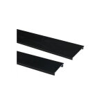 Cache noir pour rail magntique encastrable 2m + 1m s35