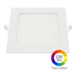 Optonica - plafonnier led carr 12w extra plat encastrable irc95 - blanc du jour 6000k