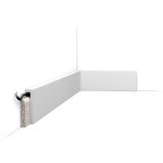 Orac - carton complet de 40 m�tres lin�aires plinthes sx171 - ral9003 - l 200 x h 10 x l 2, 2 cm decor ...