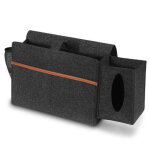 Organisateur de chevet, panier de rangement pour lit, sac de rangement en feutre pour bo�te � mouchoirs ...