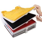 Organisateur de t - shirts, organisateur de placard, diviseur empilable pour garde - robe, durable, anti ...