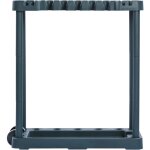 Organiseur d'outils de jardin, 10 emplacements, support de tour d'outils de jardin pour le rangement ...
