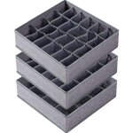 Organiseur de sous - v�tements, tiroir � chaussettes, bo�te pour penderie et �tag�res de penderie, bo�te ...