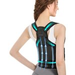 Orth�se dorsale droite de qualit� m�dicale, correcteur de posture r�glable pour hommes et femmes, am�liore ...