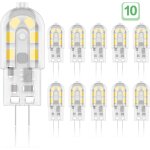 Osqi - g4 2w led ampoule, 20w ampoules halog�nes �quivalentes, blanc chaud 3000k, 200lm, 12x smd, 12v ...