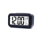 Rveil digital rveil matin, horloge numrique rveil  pile silencieux pour enfants adultes grand cran ...