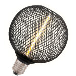Osram - decor led globe en verre transparent noir sans plomb avec filament de pail3, 5w, blanc chaud ...