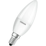 Osram - led base classic b40, ampoule led � filament d�poli en verre pour culot e14, forme bougie, blanc ...