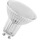 Osram - led base par16 50, ampoules led r�flecteur en verre pour culot gu10, blanc chaud (2700k), en ...