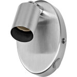 Osram osram led spot cylinder plafonnier gu10, spot mural, nickel bross�, acier, pivotant, interrupteur ...