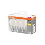 Osram - led standard full glass 6. 5w b22 blanc chaud boite de 3