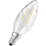 Osram - led superstar classic avec filament en forme de mini bougie torsad�e classique, verre transparent ...
