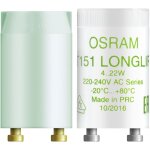 Osram ? starter fluorescent 4 - 22w pour tubes ? compatible variateur ? tension 230v ? d�marrage rapide ...