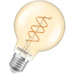 Osram - vintage 1906 globe est une blanc chaud et dimmaben forme de bouavec un filament en spirale. il ...