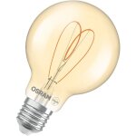 Osram - vintage 1906 globe est une blanc chaud � intensit� variaben forme de bouclassique avec filament. ...
