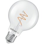 Osram - vintage 1906 globe est une blanc chaud � intensit� variaben forme de bouclassique avec un filament ...