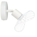 Applique spot orientable capeline blanc