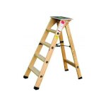 Outifrance - escabeau bois professionnel 6 marches + tablette