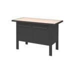 Outifrance - etabli caisson metal 1. 20 2porte Outifrance - etabli caisson metal 1. 20 2porte