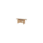Outifrance - etabli massif en bois  caisson 2, 00 x 0, 60 m 4 tiroirs 2 portes