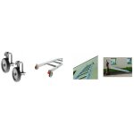 Outifrance ? roulettes universelles pour �chelles ? diam�tre 100 mm ? fixation vis papillon ? section ...