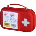 Outifrance ? trousse de secours ultra l�g�re 4 personnes ? eva rouge fluorescent ? compartiments int�rieurs ...