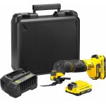 Stanley - outil multi - fonction sfmce500d2k - qw 18 v 2x2 0 ah accu.