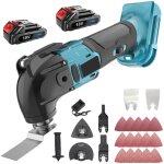 Outils multifonctions, sans fil, sans balais, oscillant, ponceuse, grattoir, scie, changement de lame ...