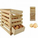 Caisse à oignons en bois Caisse à oignons en bois