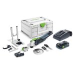 Outil oscillant vecturo osc 18 hpc 4, 0 ei - set festool avec 1 batterie 18v 4. 0ah - chargeur - accessoires ...
