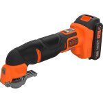 Outil oscillatoire 18v sans fil - multifonction - black + decker - sans batterie ni chargeur - accessoires ...