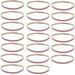 Outil de remplacement de bande abrasive de pon�age de bande de papier de verre de 20 pi�ces pour ponceuse ...