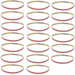 Outil de remplacement de bande abrasive de pon�age de bande de papier de verre de 20 pi�ces pour ponceuse ...