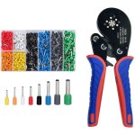 Outil de sertissage de borne tubulaire 0. 08 - 16mm� (28 - 5 awg) pince � sertir � cliquet pince � sertir ...