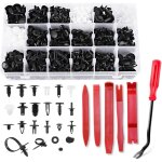 Outils de voiture - 706 pi�ces - clips de fixation universels pour rev�tement de porte - clips en plastique ...