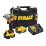 Outillage - boulonneuse � choc sans fil 18v avec 2 batteries xr 5 ah, 813 nm dcf892p2t - dewalt