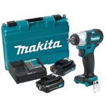 Outillage - clé à chocs sans fil 12v, 2x batteries 2, 0 ah cxt, chargeur tw161dsae - makita Outillage - clé à chocs sans fil 12v, 2x batteries 2, 0 ah cxt, chargeur tw161dsae - makita