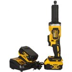 Dewalt - outillage - meuleuse droite sans fil 18v, 2 batteries 5, 0 ah, chargeur dcg426p2