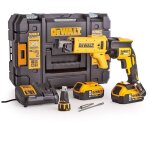 Visseuse � placo 18v dewalt dcf620p2k - qw brushless avec coffret, 2 batteries 5, 0 ah et un chargeur ...
