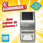 Spot  nergie solaire type application murale avec dtecteur de mouvement