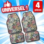 Tapis de voiture 'fleuris' (4)